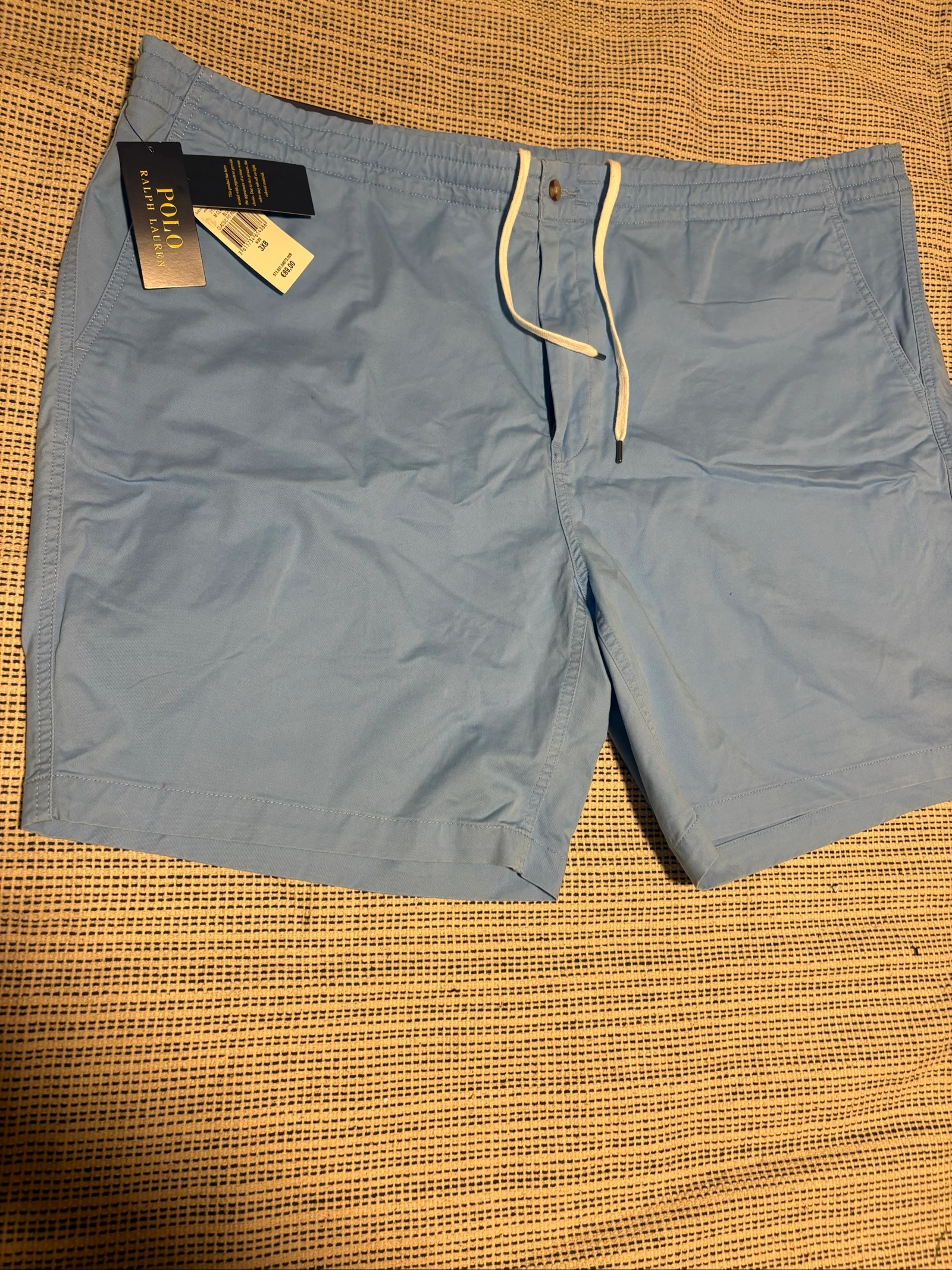 pantalón corto polo ralph lauren azul nuevo etiqueta 3xb bermuda short